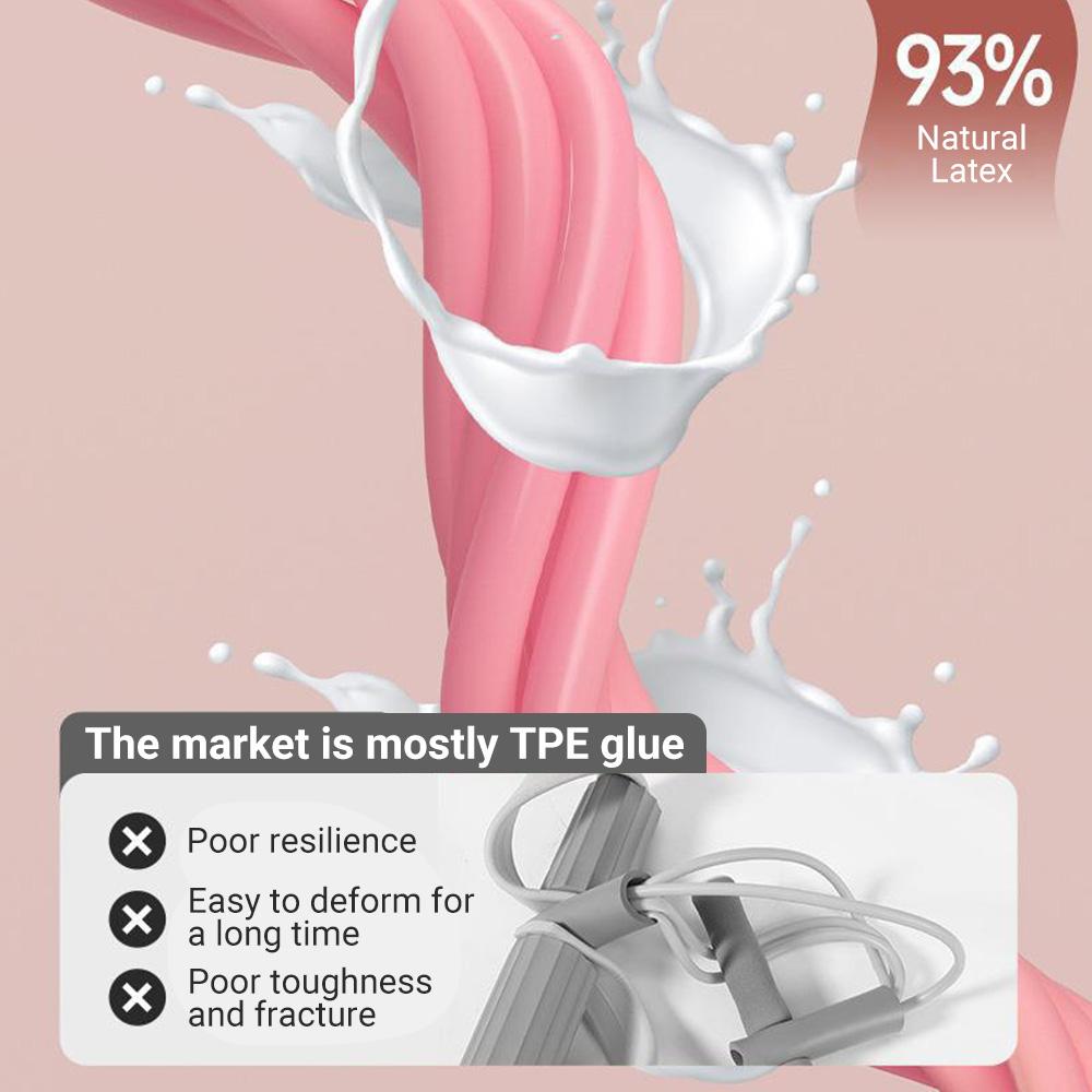 6-Tube Yoga Exercise Band Pedal Puller Band Elastic Pull Rope Flexipull Weerstandstrainer Resistance Bands For Abdomen Waist Arm