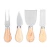 4PCS/Set Stainless Steel Cheese Knives Wood Handle Cheese Cutting Knife Cutter Set Kitchen Tools