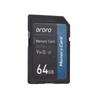 ORDRO 64GB Memory Card V30 Class 10 SD Card 95MB/s High Speed for Digital Video Cameras Camcorders