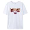 Men T-shirt Men's London 1987 Vintage T-shirt Sport 100% Cotton Printed Oversized Tees for Men Women Sportswear Tops