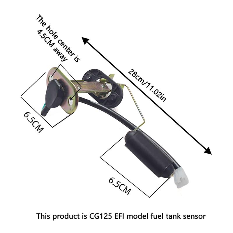 1Pc Motorcycle Scooter Gas Tank Level Sensor Oil Float Fuel Gauge Motorbike Accessories For Cg125 Gn125