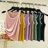 Modal Summer Round Neck Vest Women's Plus Size Sleeveless Undershirt Worn with Camisole Top Sleepwear Camis & Tank Tops