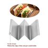Stainless Steel Taco Holder 2/3 Grids Taco Shell Stand Portable Corn Tortilla Tray  Kitchen