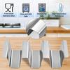 Stainless Steel Taco Holder Double-Sided Tortilla Tray Burrito Holder Taco Display Stand for Sandwiches Waffles