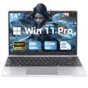 Laptop with MS Office Windows 11 IPS Quiet Celeron J4105 8GB DDR4 512GB Mute Japanese Keyboard with Dual USB and SSD Thin and Lightweight 14-inch