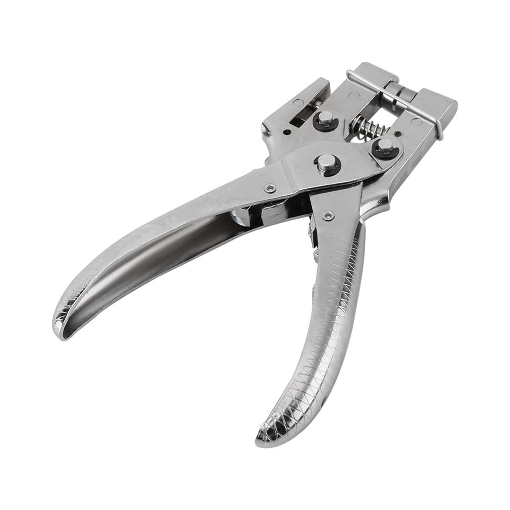 Rivet Setter Punch Pliers Belt Holes Eyelet Setting Tool with 100pcs Easy Press Hollow Grommets