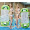 Inflatable Water Fruit Style Floating Bed, Lounge Chair with Backrest, Hammock, Adult Floating Row