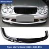 W211 Carbon Fiber FRP Front Bumper Lip for Mercedes Benz E Class W211 E350 E550 E55 AMG Car Body Kit 2003-2006