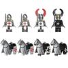 Yogo Block Mini Figures Knights Series, Temple Knights and Gunma