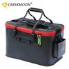 Portable EVA Thicken Waterproof Zipper Fishing Box Portable Folding Bag for Live Fish Bucket, Fishing Tackle with Shoulder Strap