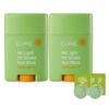 Солнцезащитный стик Kim Jeong-moon Aloe Cure Air Light UV Shield 20 г x 2 шт. + 2X крема 3,5 г x 2 шт. + очищающее средство 2 мл x 3 шт., 1 набор