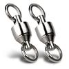 20Pcs Bearing Fishing Swivel Stainless Rolling Swivels Barrel Swivel Line Connector Heavy Duty Fishing Tackle Accessory