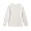 Gunze KIREILABO Fitte Organic Cotton Long Sleeve Warm KB5246P Top, Women's, Off-White,