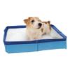 Pet Swimming Pool PVC Dog Paddling Pool Foldable Square-Shaped Non-Inflatable Anti-Slip Pet Puppy Paddling Tub for Home Yard