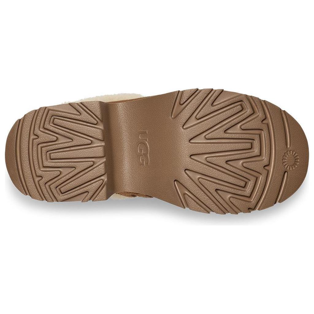 UGG Cow Split Leather Fashion Casual Short Boots Women Boots Chestnut 1167772-CHE