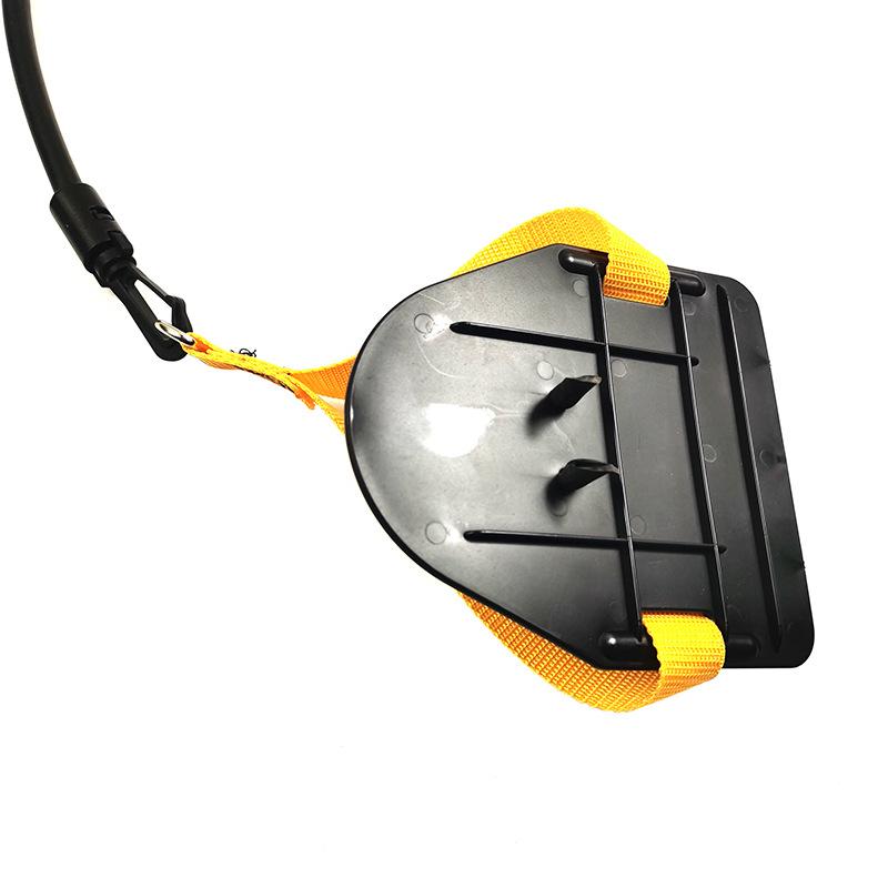 Professional Simulation Swimming Exercise Land Arm Strength Work Out Fitness Resistance Band Hand Webbed Paddle Swimming Forging