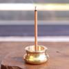 Vintage Brass Mini Incense Burner Deformation-resistant Mini Compact Aromatherapy Home Decoration Incense Holder