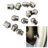 20/50pcs Car Tire Valve Caps Round Head Chrome Plating Dust Proof Covers Car Motorcycles Bike Tyre Styling Valve Cap