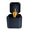 1/2Pcs Middle Finger Gift Box Popping Golden Middle Finger Case Desktop Decoration Teasing