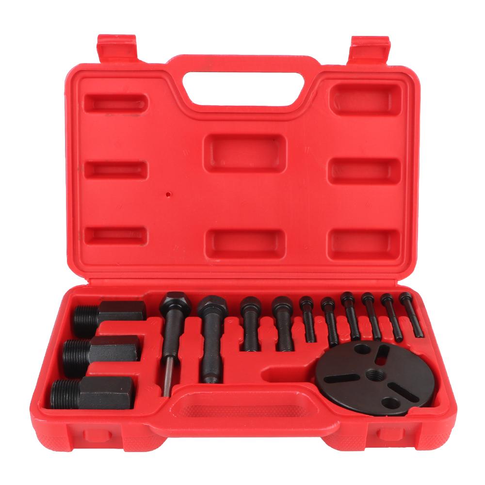 Suction Cup Puller Car Air Conditioning Kits for Cars FS6, C171, 6P & 148 Compressor Remover Installer Puller 14pcs Compressor Clutch Remover Tool