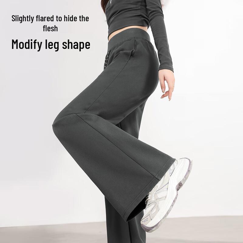 Baleno Women's High-Waist Flared Casual Pants