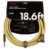 Deluxe Series Instrument Tweed 08 Cable, Straight/Angle, 18.6',