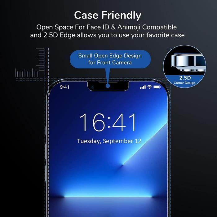 Screen Protector - Advansia - iPhone 13 Pro - 9H Tempered Glass - Scratch-Resistant - 2 Pieces