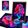 DIY Diamond Painting The Little Mermaid Cross Stitch Kit Mosaic Art Diamond Painting Full Circle Diamond Home Decoration