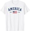 American Flag USA United States Of America US 4th of July T-Shirt