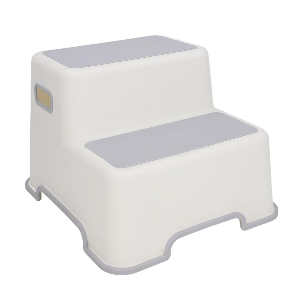 2 Step Stool for Kids Thicken Plastic Toddler Step Stool Non Slip Baby Stepping Stool Stable