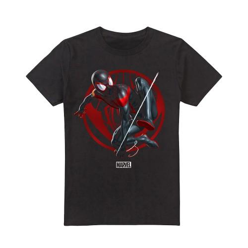Spiderman: Miles Morales Mens Leap T-Shirt