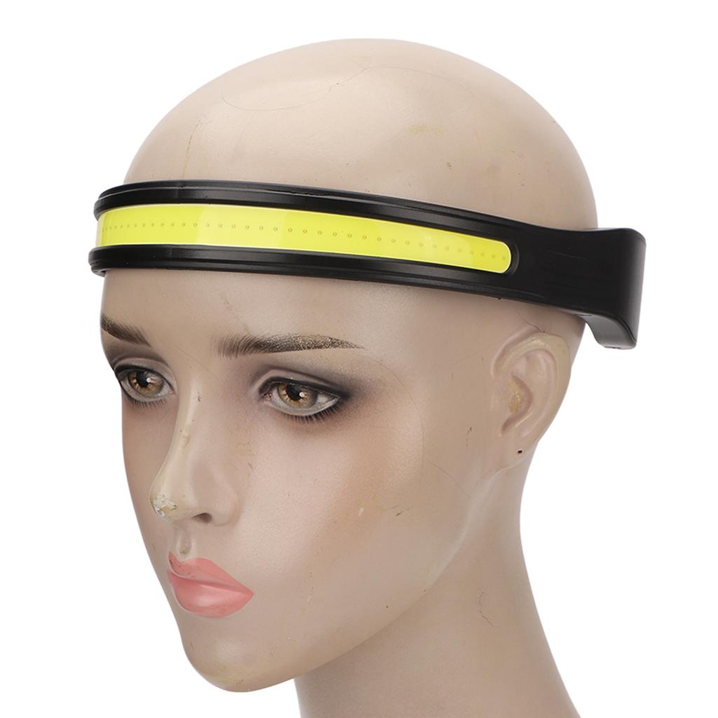 LED Headlamp Lightweight Soft Red Light IPX4 Waterproof Comfortable Portable COB Head Light for