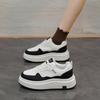 2025 Spring Little White Shoes New Korean Version Ins Female Students Height Increase Platform Sports Board Shoes Casual Shoes Female ZS92