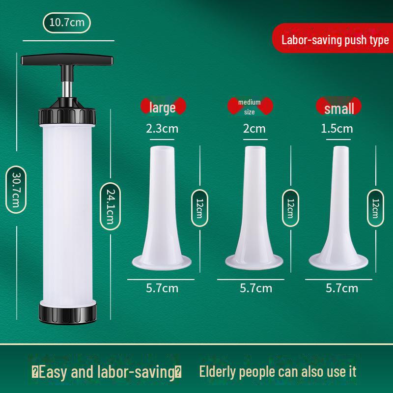 Manual Meat Grinder & Sausage Maker - Hand Crank Minced Meat Chopping Tool.