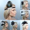 Headpiece Feather Flapper Headband Headpiece Great Gatsby Headdress Vintage Party Costume Dress Headdress Hair Accessories