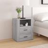 VidaXL Bedside Table Sonoma Grey 50x36x60 Cm Engineered Wood 816734