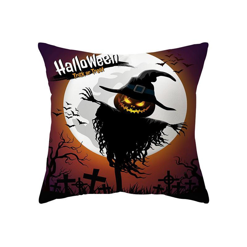 Pumpkin Collection Halloween Theme Pillow Cover Sofa Cushion  Holiday Gift Party Decoration Home Decor