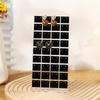 72 Holes Plastic Jewelry Display Show Rack Earrings Pendant Ear Hook Stand Storage Shelf Showcase Organizer Holder