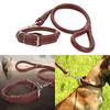 Dog Collars Leather Pet Dog Tag Collar Leash Lead Adjustable For Small Medium Large Dogs Pitbull Bulldog Pugs Beagle