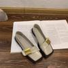 Fashion Women's Flat Mary Jane Shoes Square Toe Ladies Footwear On Offer Casual Low Price 2025 Summer Shoe Popular