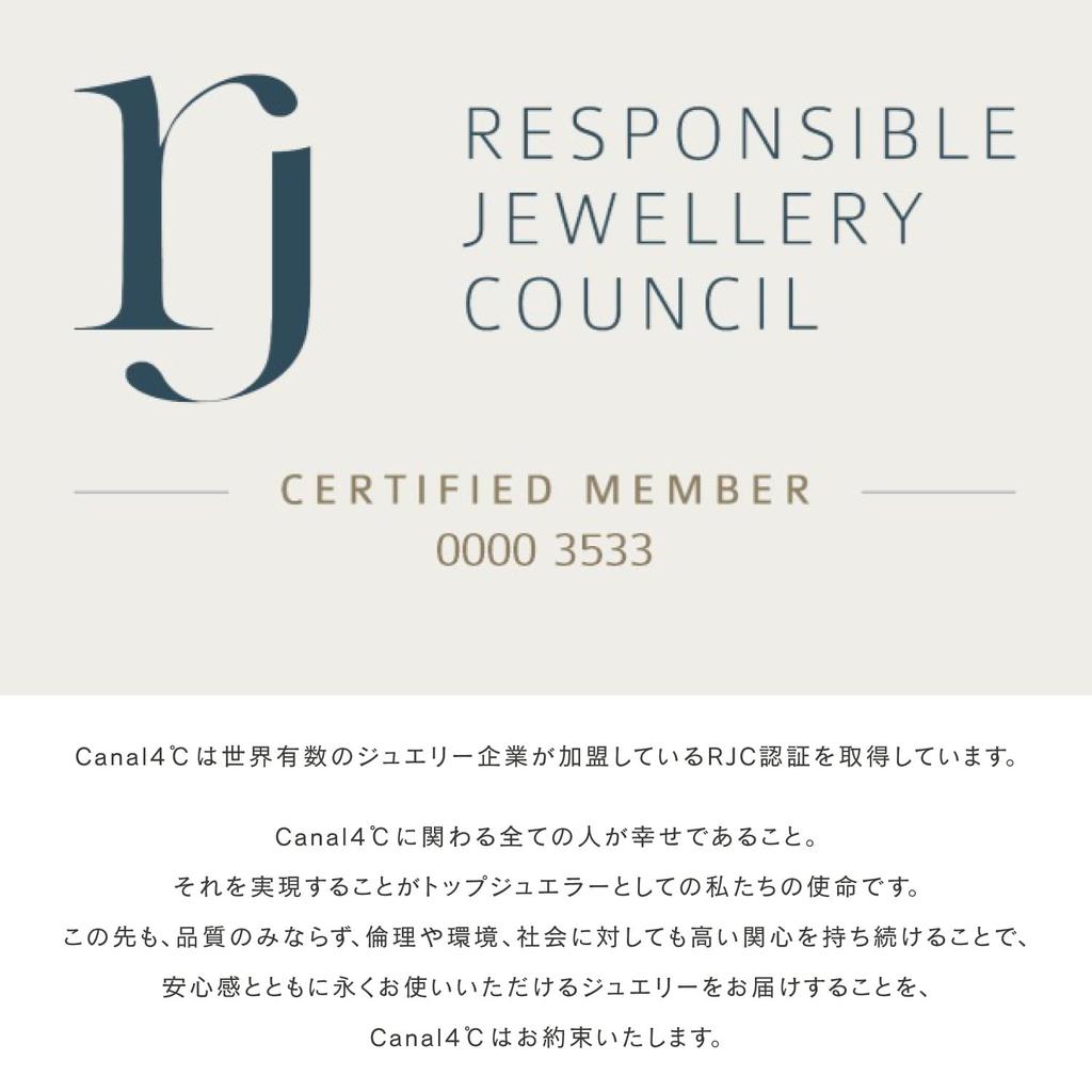 10K White Gold Earrings 151746153201 Canal4℃ (Canal 4℃) (WG)