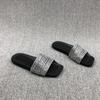 Fashion 2024 Summer Fashion New Sexy Casual Outerwear Solid Color Crystal Flat Slippers Comfortable Sandals