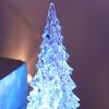27CM Light Up Christmas Tree Colorful Lighting Battery Operated Holiday Home Decoration Acrylic LED Desktop Xmas Tree Lamp Ornament