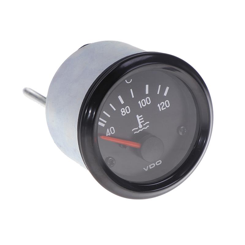 Vdo Water Temperature Gauge 12V 24V 40-120C Diesel Generator Set Parts Engineering Vehicle Instruments