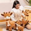 Cute Simulation Scarf Giraffe Doll Plush Toy Deer Sika Deer Doll Children Soothing Doll