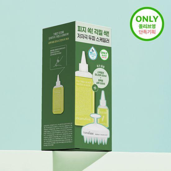 STEAMBASE Tea Tree Scalp Water Scaler 250ml Special Set (+50ml + Brush)