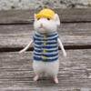 Non-Finished Poked Needle Kit Wool Kits Gift Mouse Wool Felting Mouse Ornament Felt Toy Doll