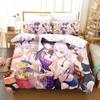 3D Anime Honkai Impact 3rd Bedding Set Printed Decorative Duvet Cover Set Bedclothes Quilt Cover Home For Home Textiles