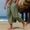 Beach Pants With Slit Cuffs For Comfortable And Breathable Casual Pants