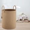 Storage Organization Basket Laundry Woven with Handles Dirty Clothes for